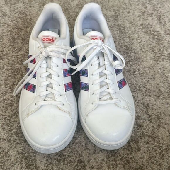 Adidas x Farm Rio Grand Court Sneakers 9.5 - Picture 1 of 8